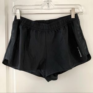 Reebok Womens Black Running Workout Short-Size XS